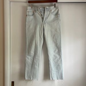 Gap High Rise Cheeky Straight Jeans with Washwell